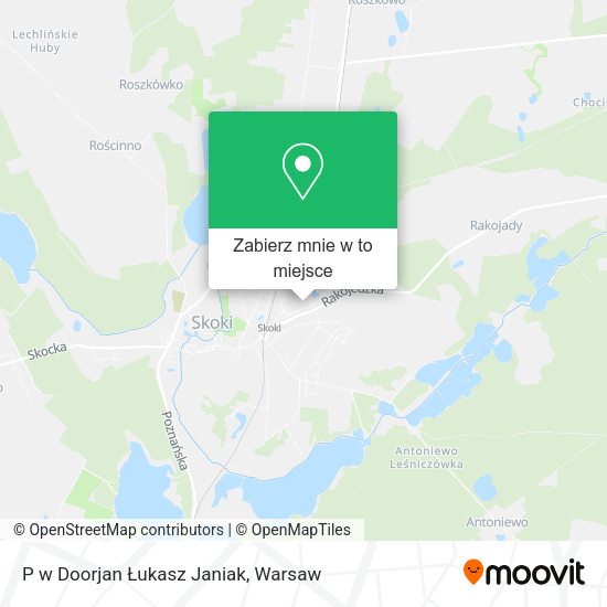 Mapa P w Doorjan Łukasz Janiak