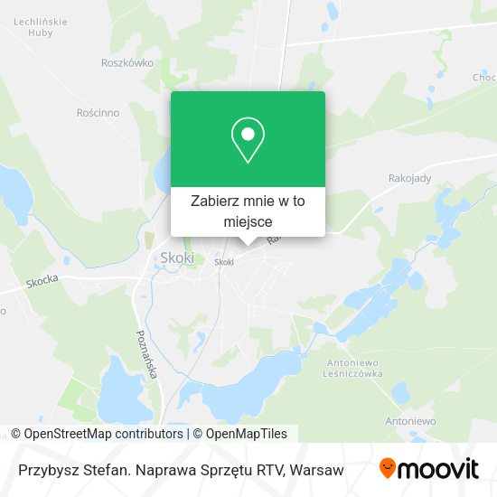 Mapa Przybysz Stefan. Naprawa Sprzętu RTV