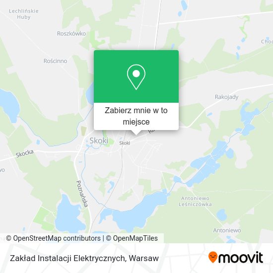 Mapa Zakład Instalacji Elektrycznych