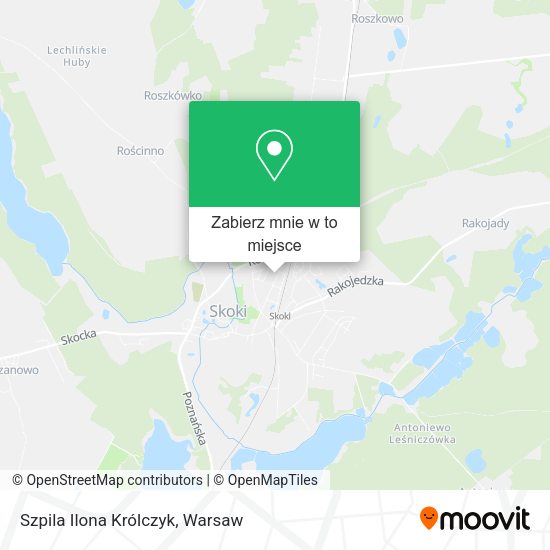 Mapa Szpila Ilona Królczyk