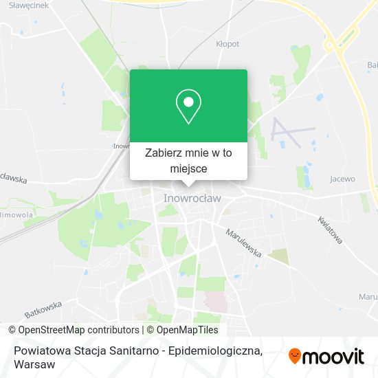 Mapa Powiatowa Stacja Sanitarno - Epidemiologiczna