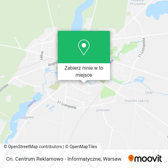 Mapa Cri. Centrum Reklamowo - Informatyczne