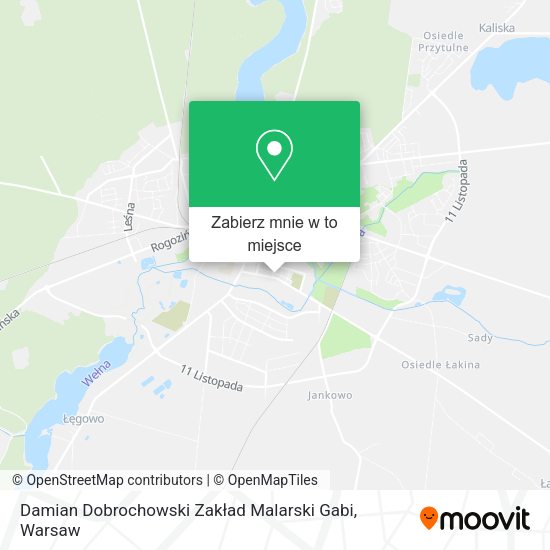 Mapa Damian Dobrochowski Zakład Malarski Gabi