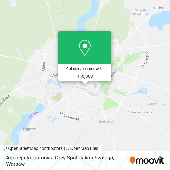 Mapa Agencja Reklamowa Grey Spot Jakub Szałęga