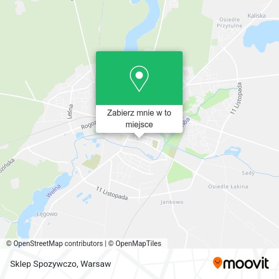 Mapa Sklep Spozywczo