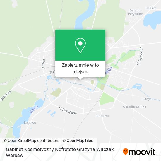 Mapa Gabinet Kosmetyczny Nefretete Grażyna Witczak