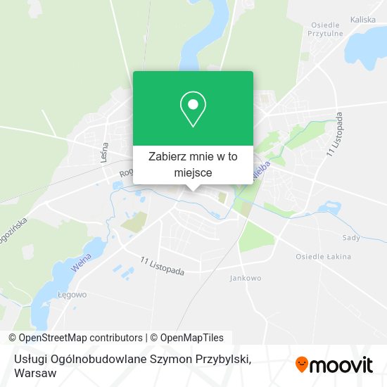 Mapa Usługi Ogólnobudowlane Szymon Przybylski