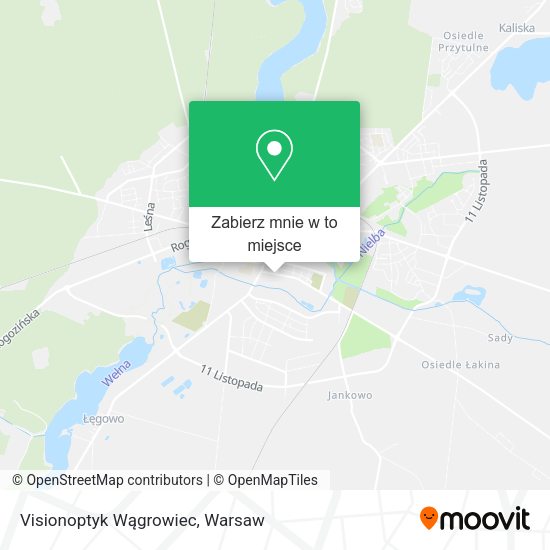 Mapa Visionoptyk Wągrowiec