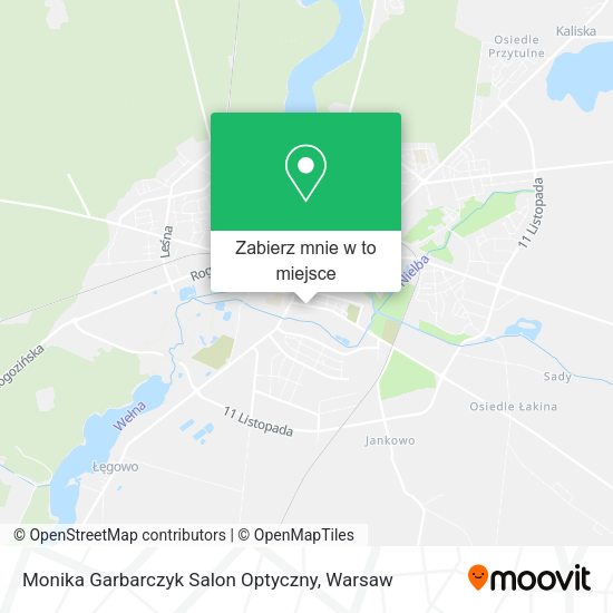 Mapa Monika Garbarczyk Salon Optyczny