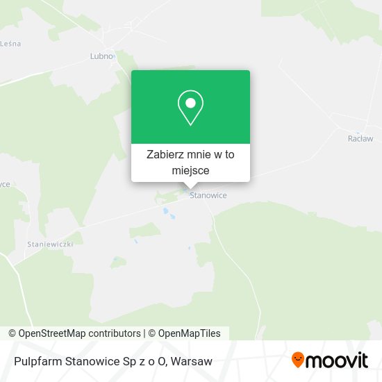 Mapa Pulpfarm Stanowice Sp z o O