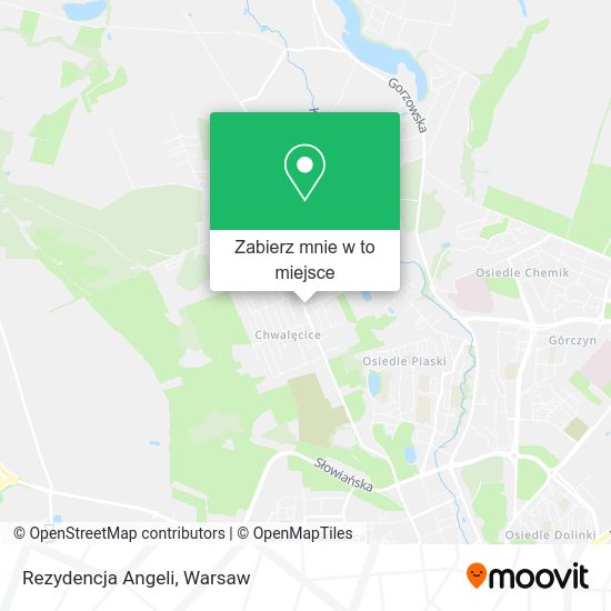 Mapa Rezydencja Angeli