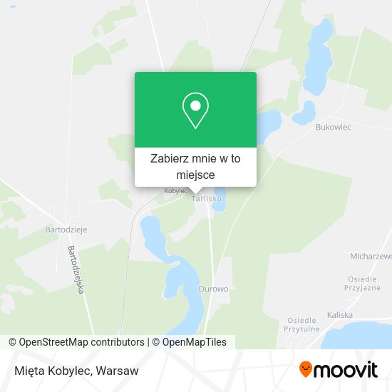 Mapa Mięta Kobylec