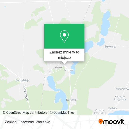 Mapa Zaklad Optyczny