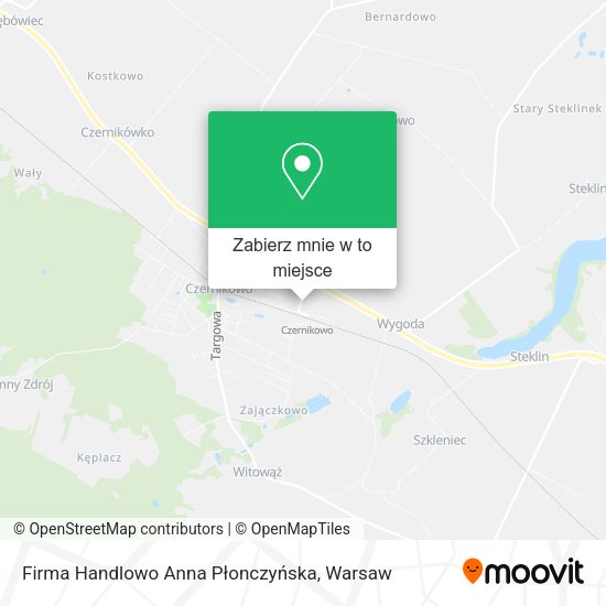 Mapa Firma Handlowo Anna Płonczyńska