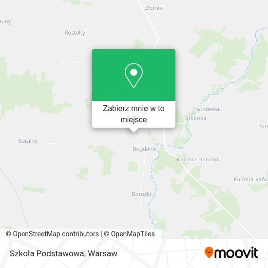 Mapa Szkoła Podstawowa