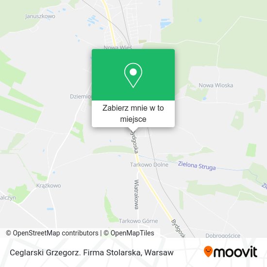 Mapa Ceglarski Grzegorz. Firma Stolarska