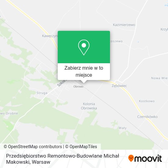 Mapa Przedsiębiorstwo Remontowo-Budowlane Michał Makowski