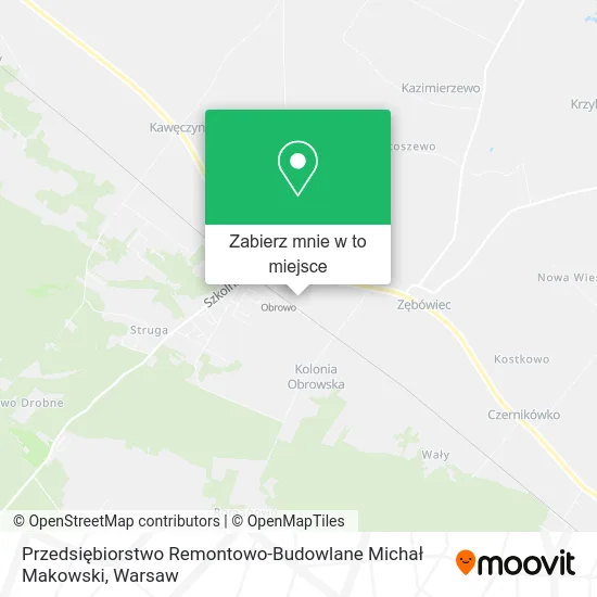 Mapa Przedsiębiorstwo Remontowo-Budowlane Michał Makowski