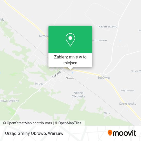 Mapa Urząd Gminy Obrowo