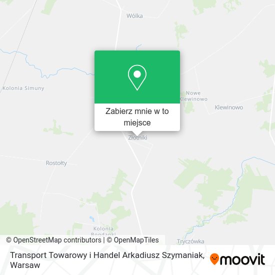 Mapa Transport Towarowy i Handel Arkadiusz Szymaniak