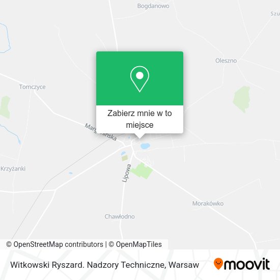 Mapa Witkowski Ryszard. Nadzory Techniczne