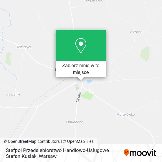 Mapa Stefpol Przedsiębiorstwo Handlowo-Usługowe Stefan Kusiak