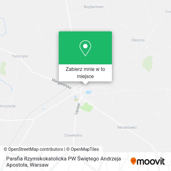 Mapa Parafia Rzymskokatolicka PW Świętego Andrzeja Apostoła