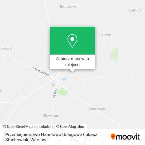 Mapa Przedsiębiorstwo Handlowo Usługowe Łukasz Stachowiak