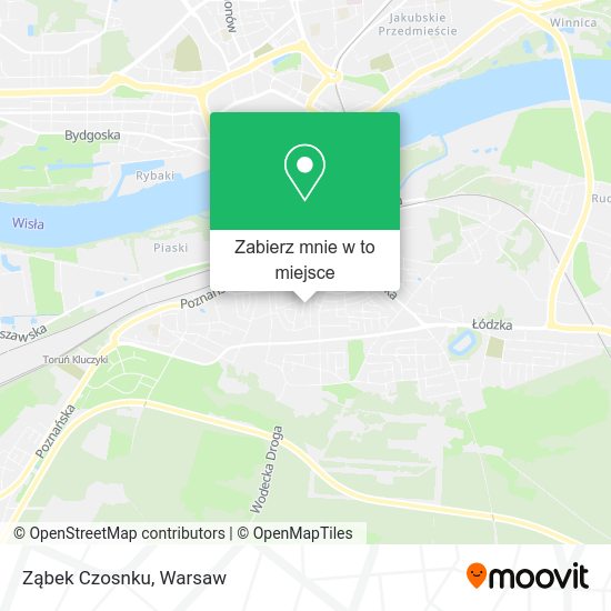 Mapa Ząbek Czosnku