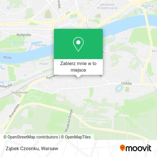 Mapa Ząbek Czosnku