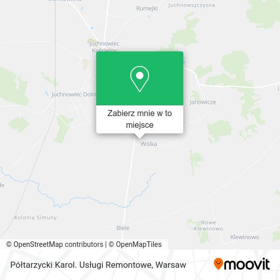 Mapa Półtarzycki Karol. Usługi Remontowe