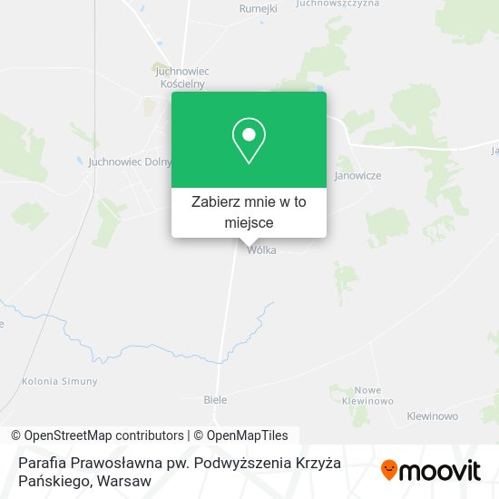 Mapa Parafia Prawosławna pw. Podwyższenia Krzyża Pańskiego