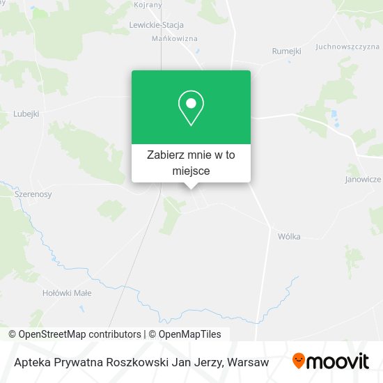 Mapa Apteka Prywatna Roszkowski Jan Jerzy