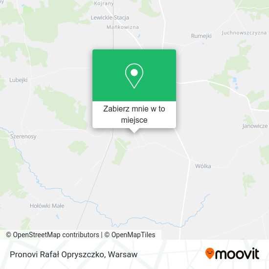 Mapa Pronovi Rafał Opryszczko