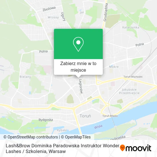 Mapa Lash&Brow Dominika Paradowska Instruktor Wonder Lashes / Szkolenia