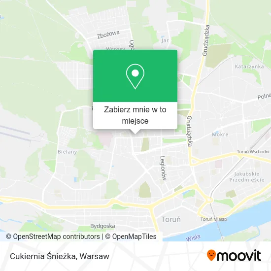 Mapa Cukiernia Śnieżka