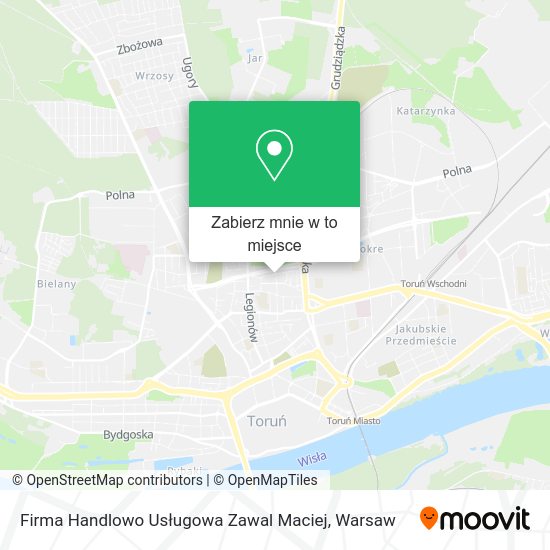 Mapa Firma Handlowo Usługowa Zawal Maciej