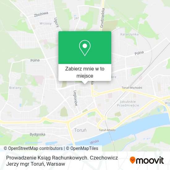 Mapa Prowadzenie Ksiąg Rachunkowych. Czechowicz Jerzy mgr Toruń