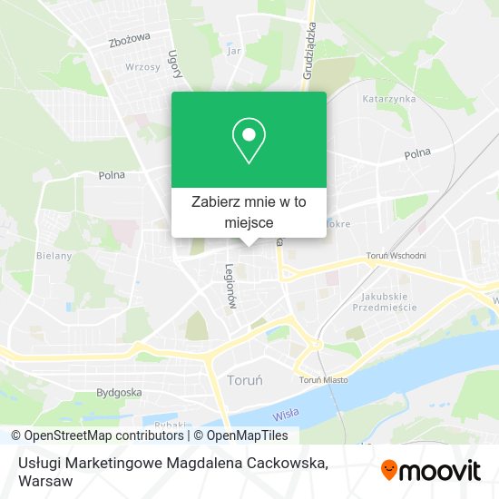 Mapa Usługi Marketingowe Magdalena Cackowska