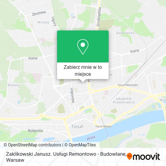 Mapa Zaklikowski Janusz. Usługi Remontowo - Budowlane