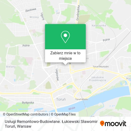 Mapa Usługi Remontowo-Budowlane. Łukiewski Sławomir Toruń