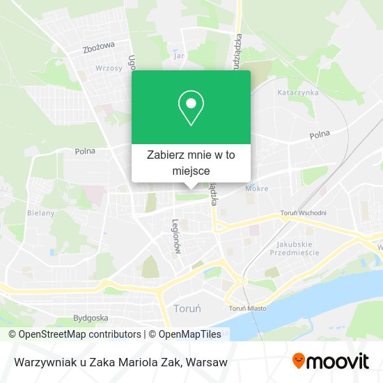 Mapa Warzywniak u Zaka Mariola Zak