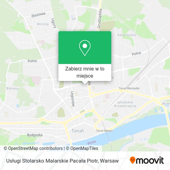 Mapa Usługi Stolarsko Malarskie Pacała Piotr