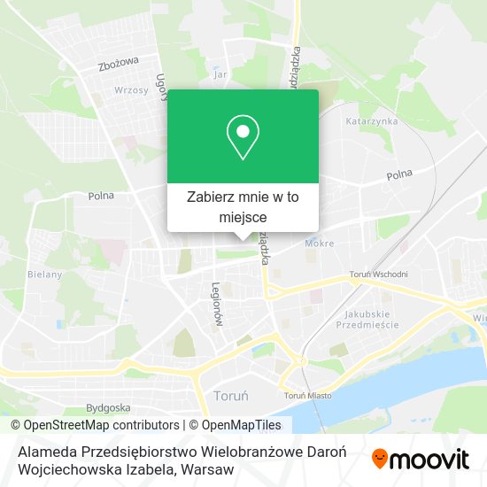 Mapa Alameda Przedsiębiorstwo Wielobranżowe Daroń Wojciechowska Izabela