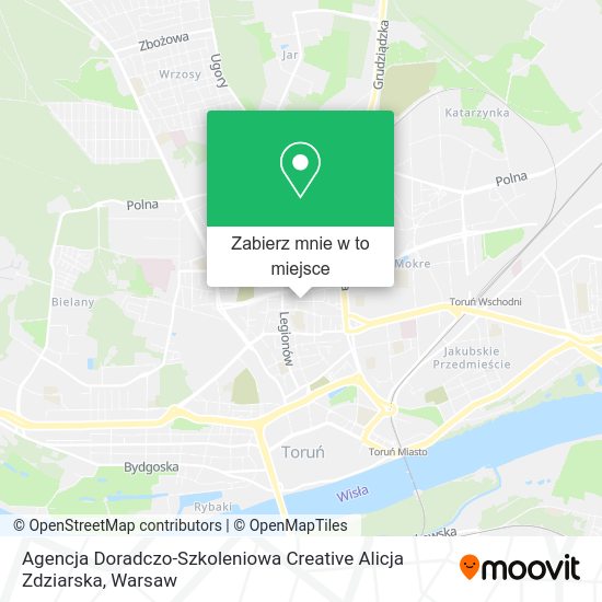 Mapa Agencja Doradczo-Szkoleniowa Creative Alicja Zdziarska