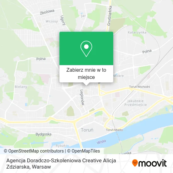 Mapa Agencja Doradczo-Szkoleniowa Creative Alicja Zdziarska