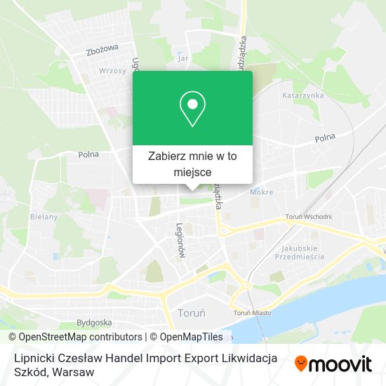 Mapa Lipnicki Czesław Handel Import Export Likwidacja Szkód