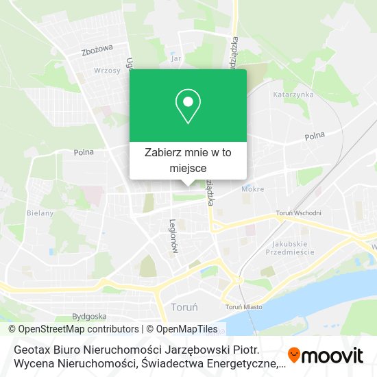 Mapa Geotax Biuro Nieruchomości Jarzębowski Piotr. Wycena Nieruchomości, Świadectwa Energetyczne