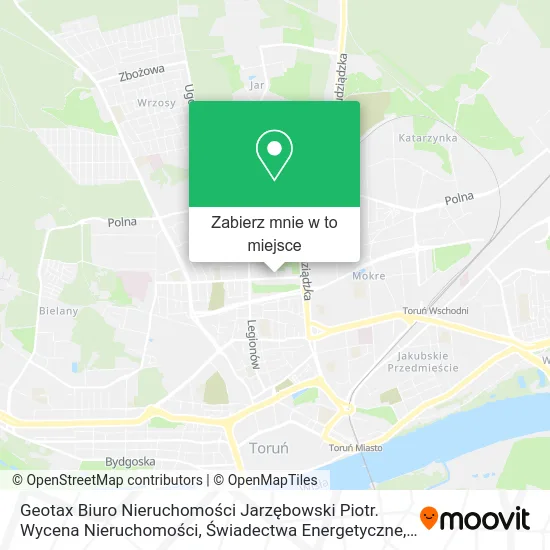 Mapa Geotax Biuro Nieruchomości Jarzębowski Piotr. Wycena Nieruchomości, Świadectwa Energetyczne