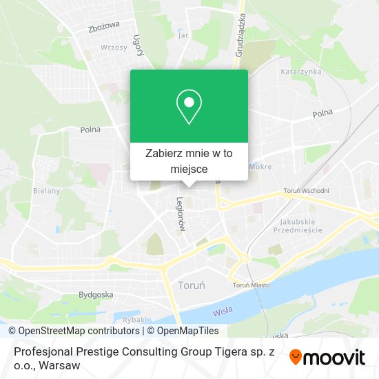 Mapa Profesjonal Prestige Consulting Group Tigera sp. z o.o.